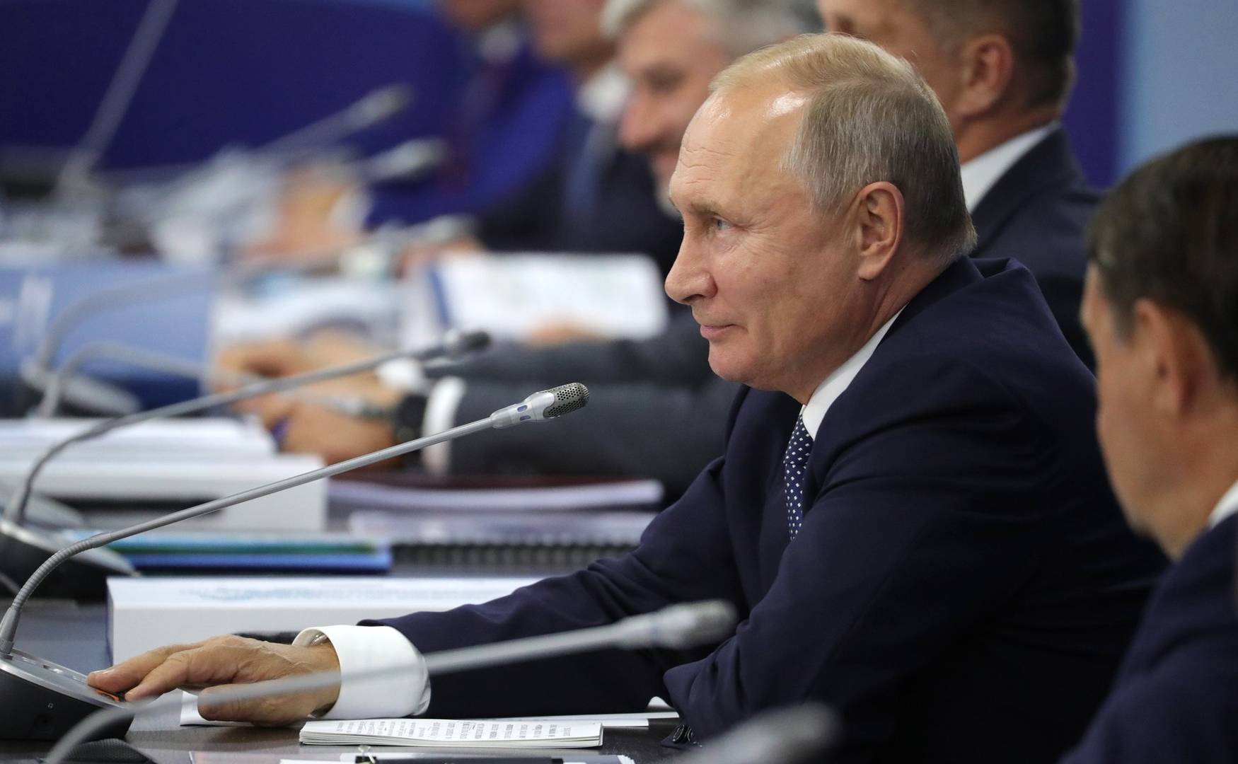Владимир Путин на заседании президиума Государственного совета. Владивосток