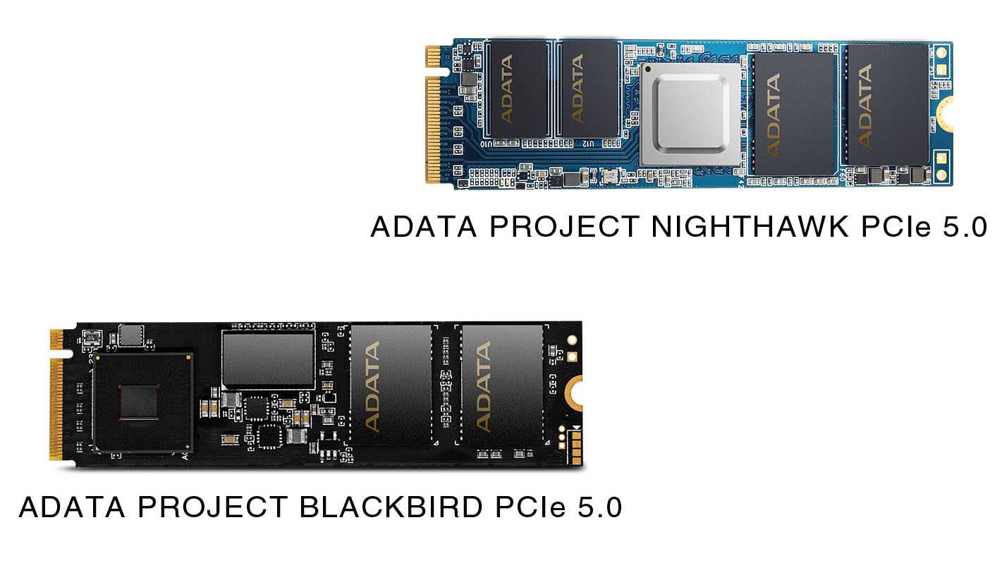 Твердотельные накопители ADATA Blackbird и Nighthawk с интерфейсом PCI-E 5.0