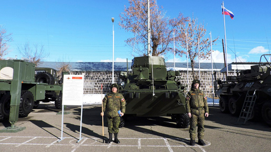 На российской военной базе Южного военного округа (ЮВО), дислоцированной в Армении