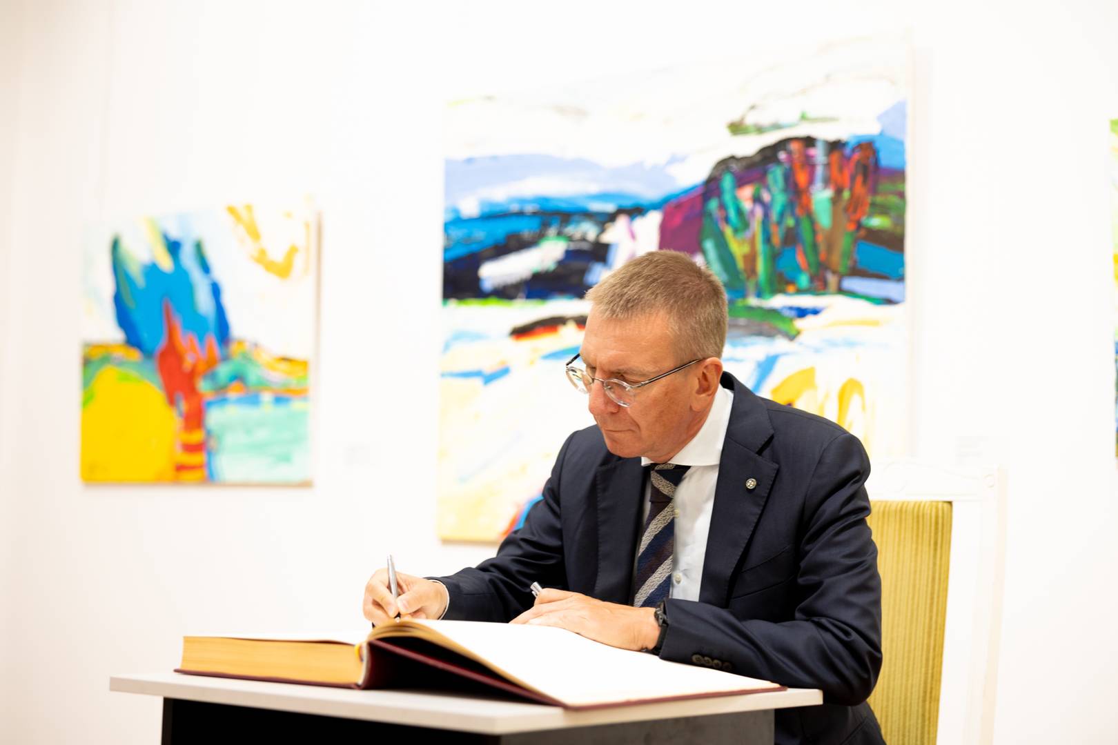 Президент Латвии Эдгар Ринкевич