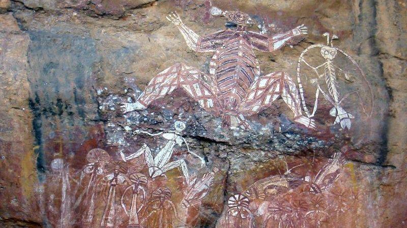 Наскальное Искусство Аборигенов, Anbangbang Rock Shelter, Национальный Парк Какаду, Австралия