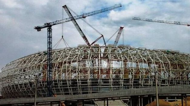 Строительство стадиона «Мордовия Арена»