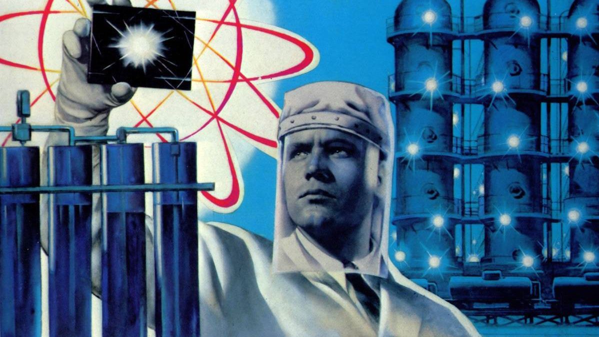 Советский плакат «Достижения науки — производству!». 1971