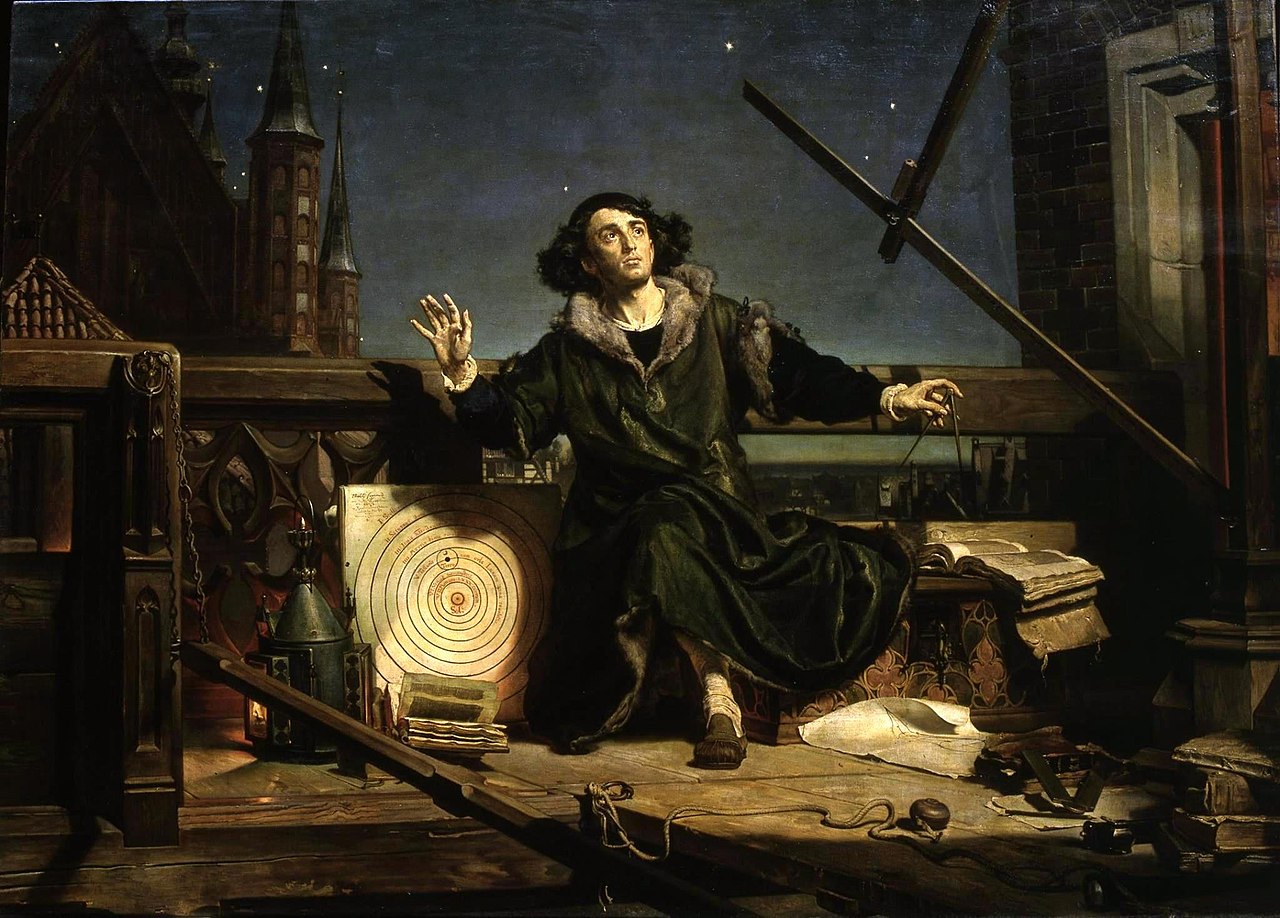 Ян Матейко. Коперник. Беседа с Богом. 1872