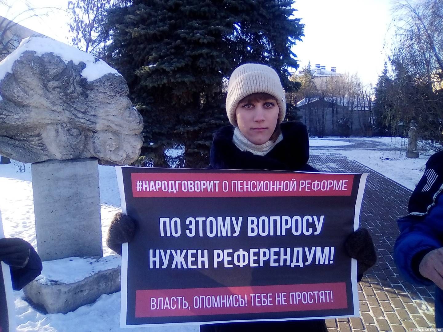  Ульяновск. Пикет против пенсионной реформы 01.12.2018