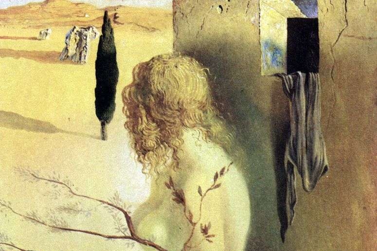 Сальвадор Дали. Тревожный знак (фрагмент). 1934