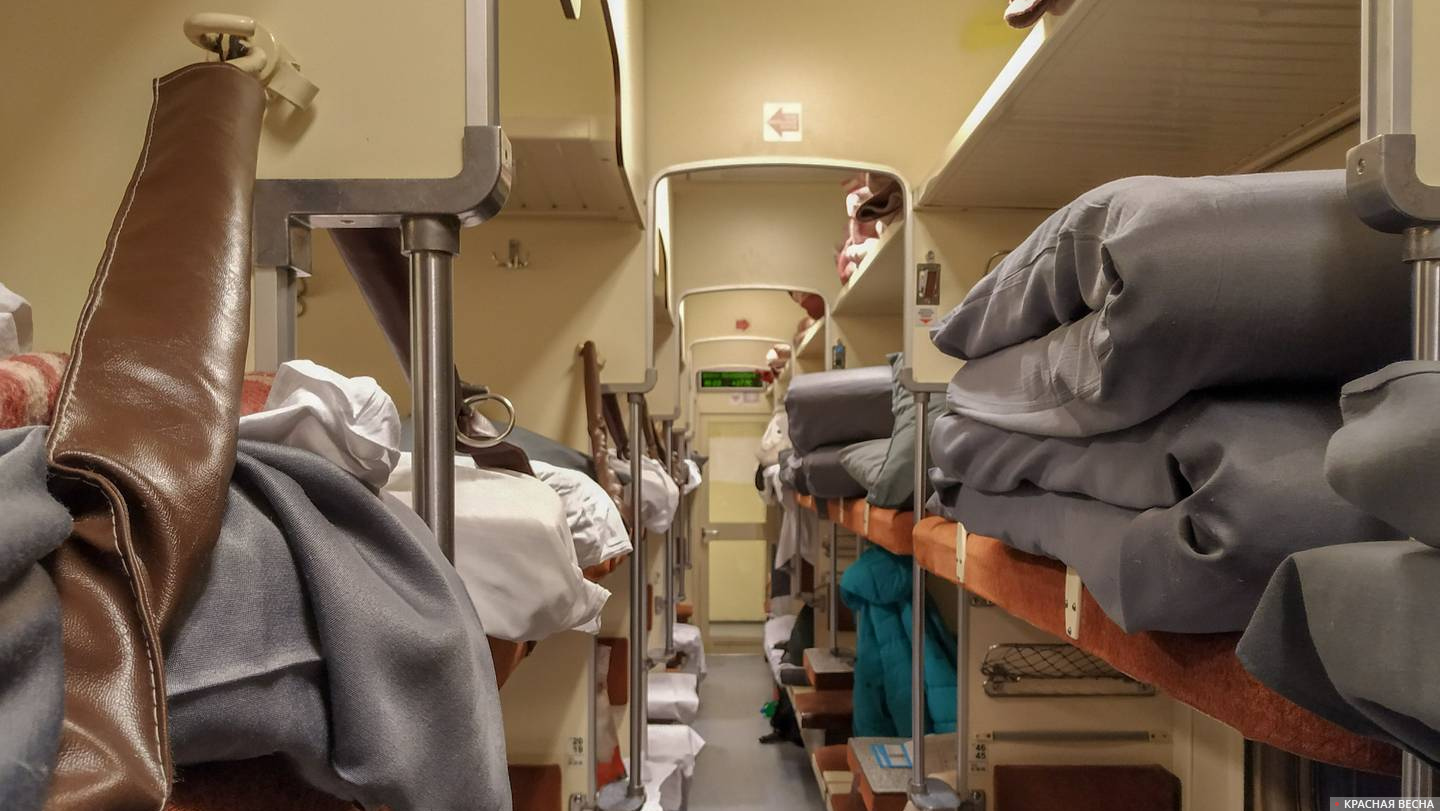 Пустой вагон. Плацкарт