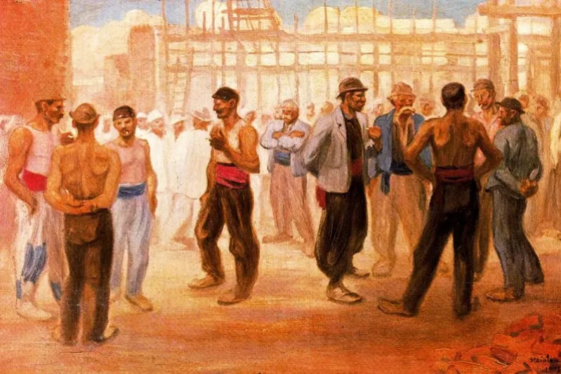 Теофиль-Александр Стейнлен. Рабочие. 1903