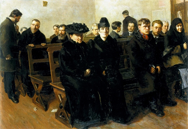 Евгений Буковецкий. В суде. 1895 год
