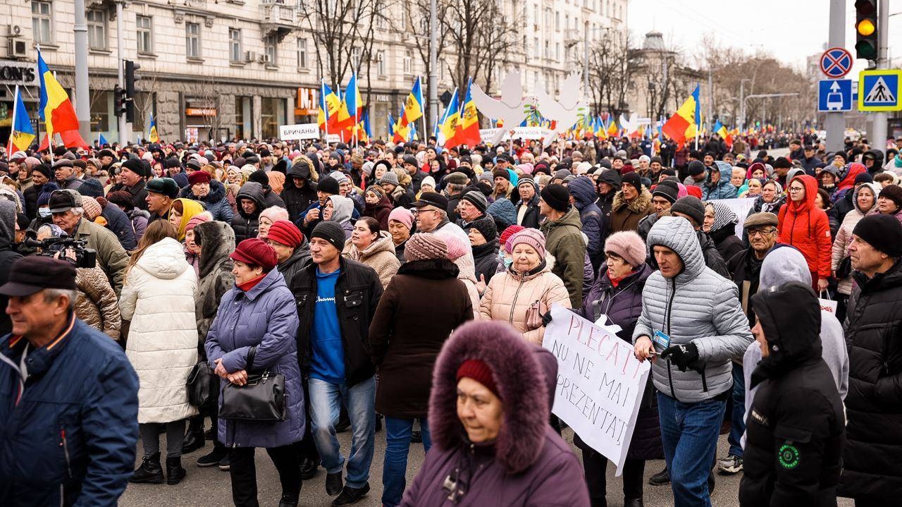 Протестный митинг в Кишиневе