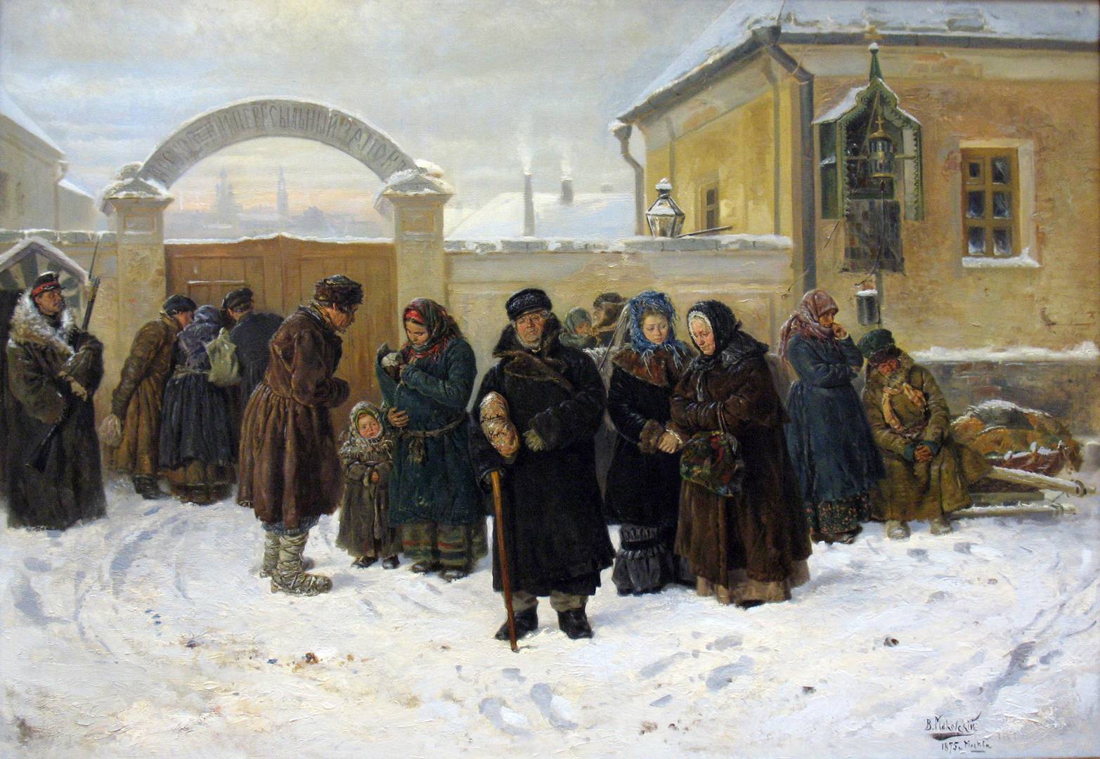 Владимир Маковский. Ожидание. 1875