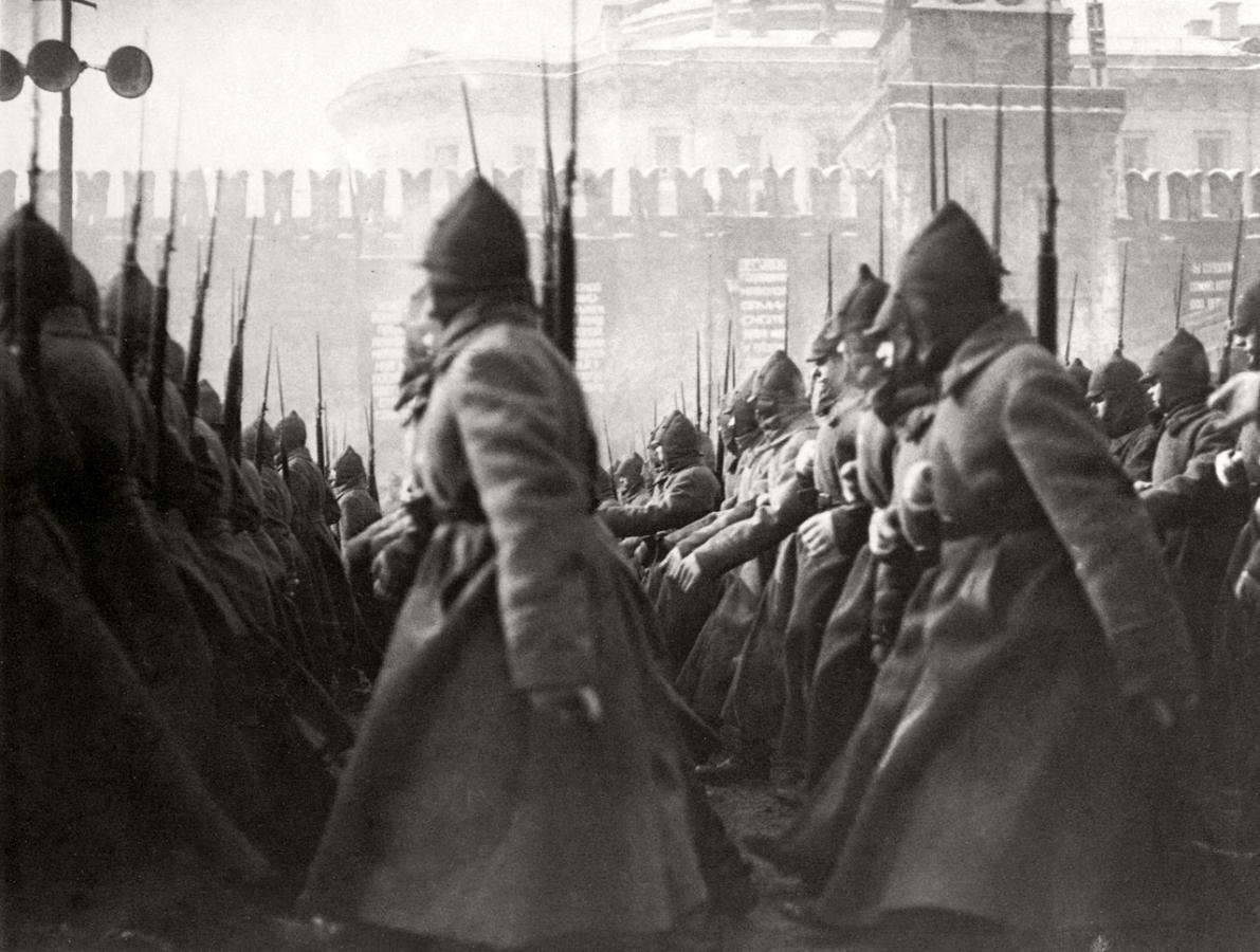Парад на Красной площади. Москва. 1927