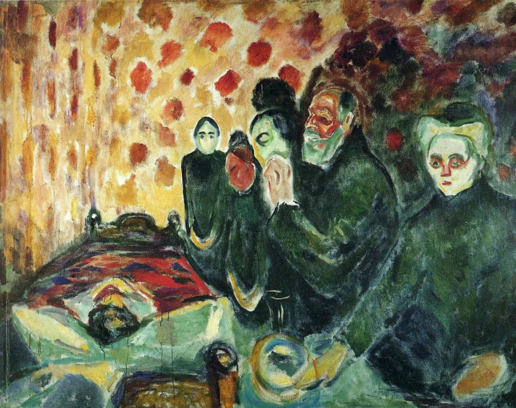 Эдвард Мунк. Лихорадка. 1915