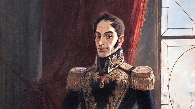 Артуро Мичелена. Портрет Симона Боливара. Фрагмент. 1895
