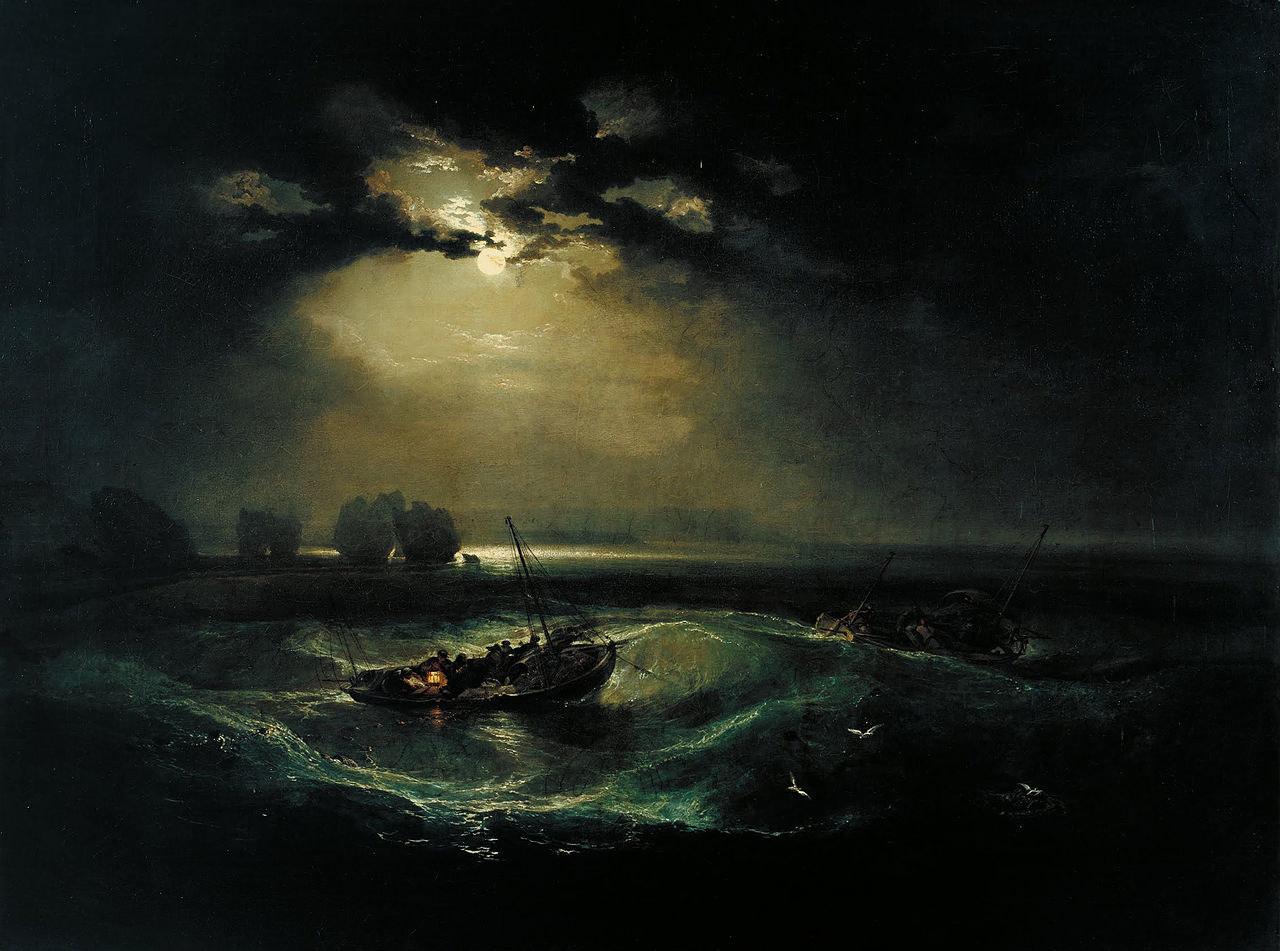Уильям Тёрнер. Рыбаки в море. 1796