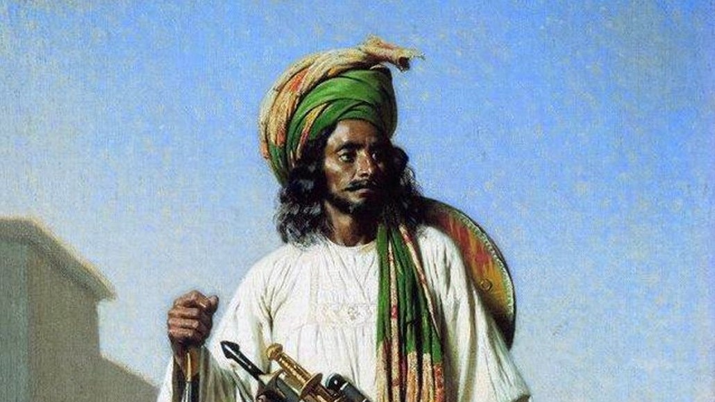 Василий Верещагин. Афганец (фрагмент). 1867-1868