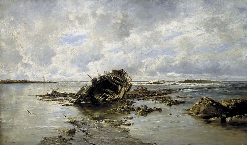 Карлос де Хаэс. Потерпевшее крушение судно. 1883