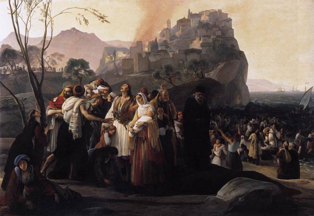 Франческо Айец. Беженцы. 1831