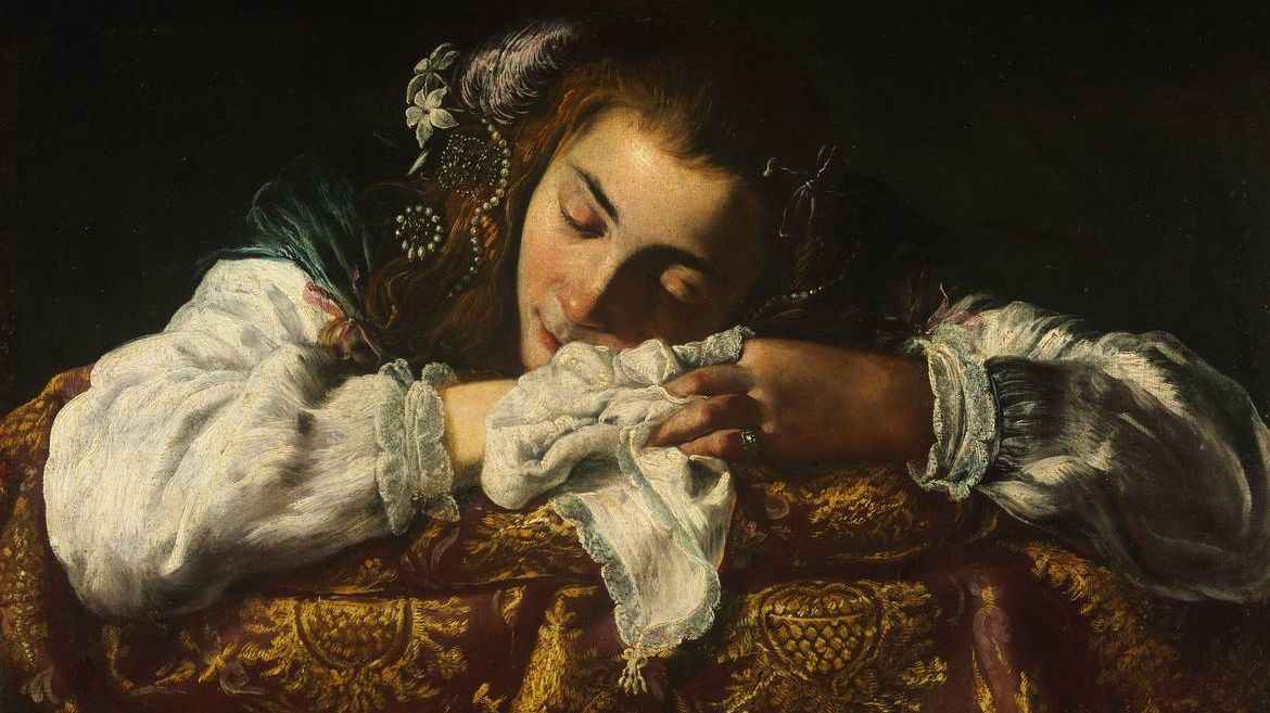 Доменико Фетти. Спящая девушка. ок. 1620