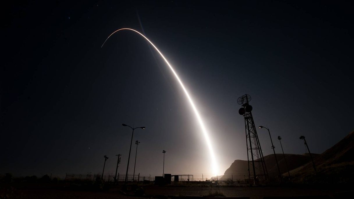 Испытания ракеты Minuteman III