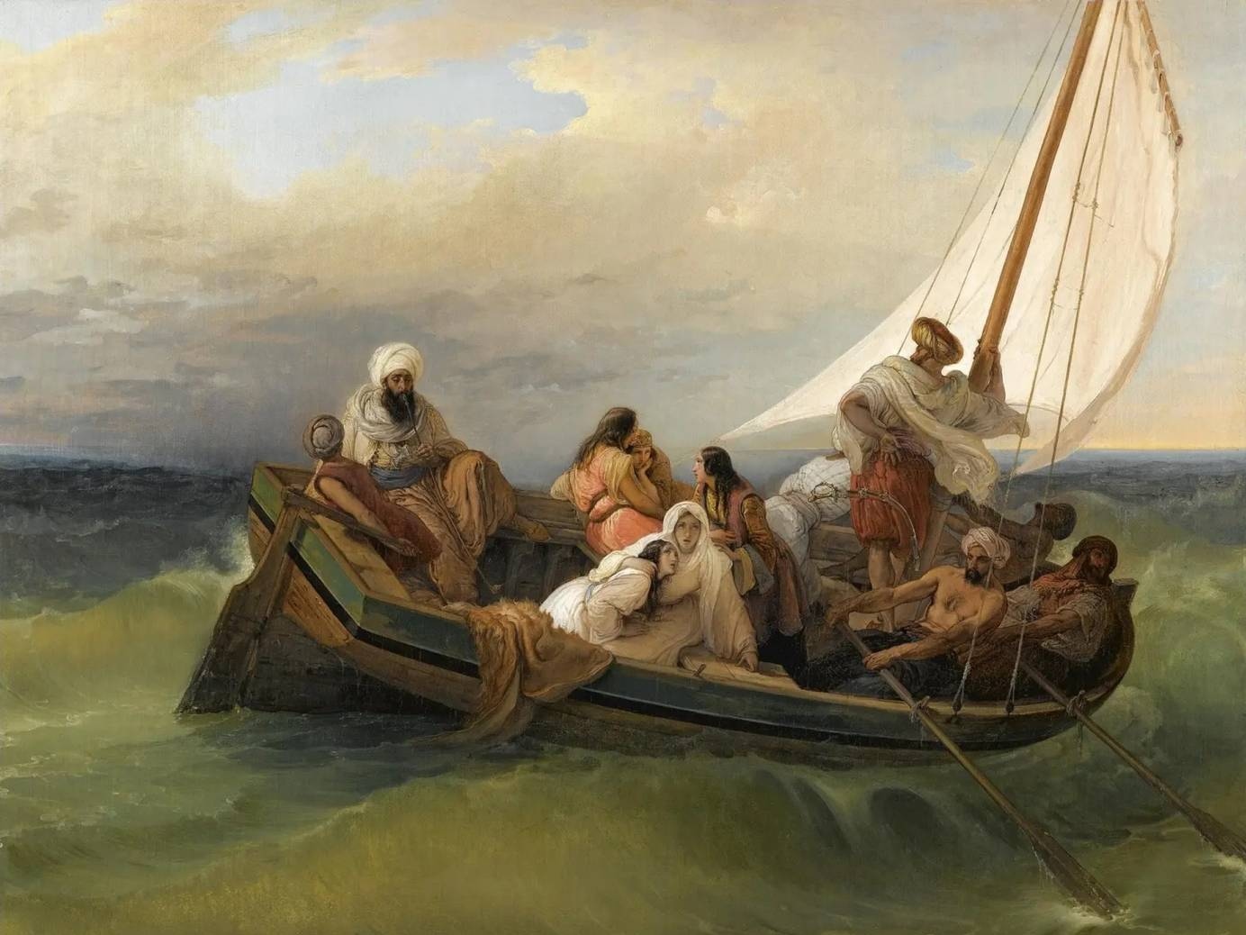 Франческо Айец. Побег из Хиоса. 1830-е
