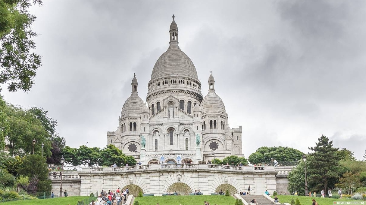 Базилика Святого Сердца (Сакре-Кёр), Монмартр, Париж, Франция