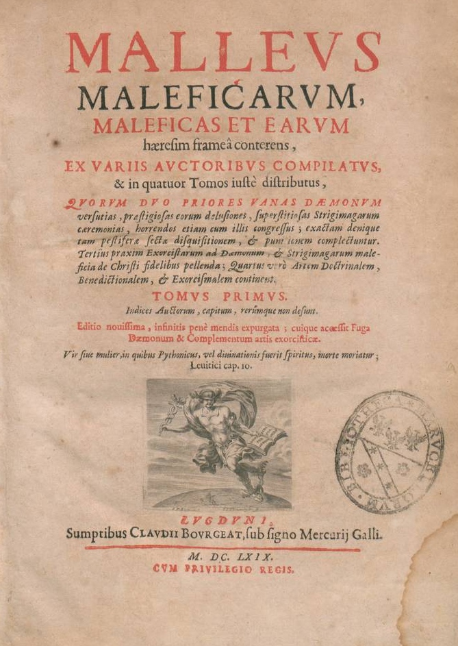 Титульная страница книги «Молот ведьм», издание 1669 года