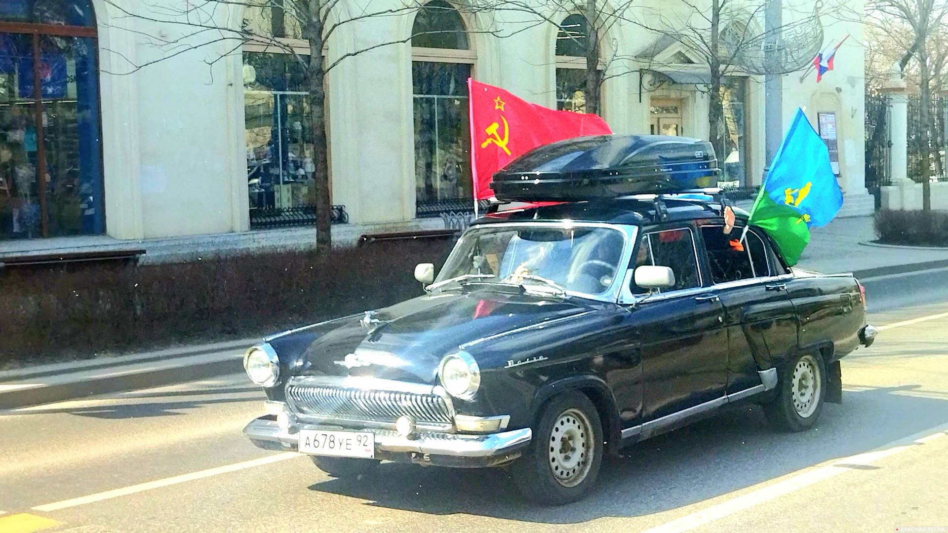 Автопробег в Севастополе в честь воссоединения Крыма с Россией