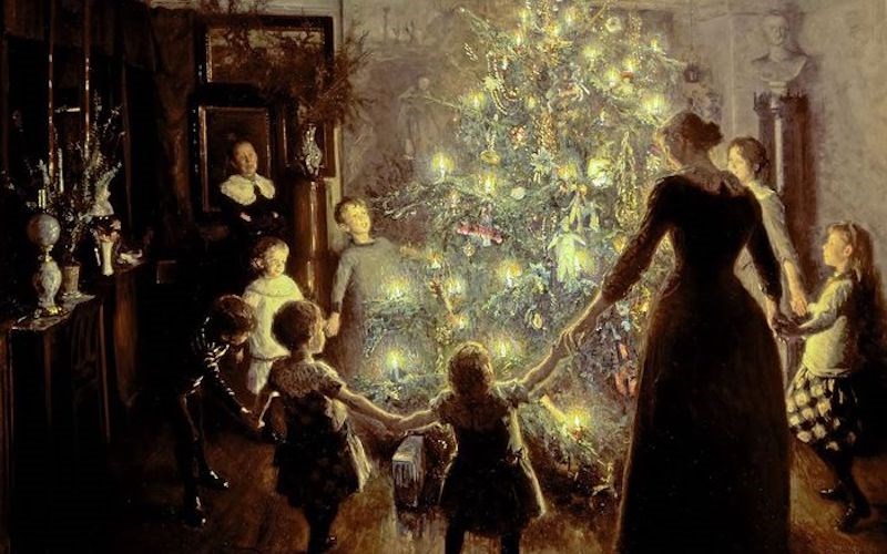 Вигго Юхансен. Рождество. 1891