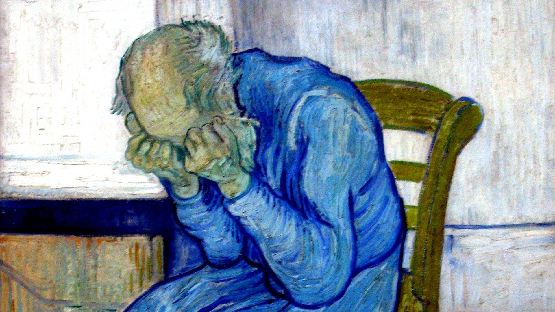 Винсент ван Гог. На пороге вечности (фрагмент). 1890