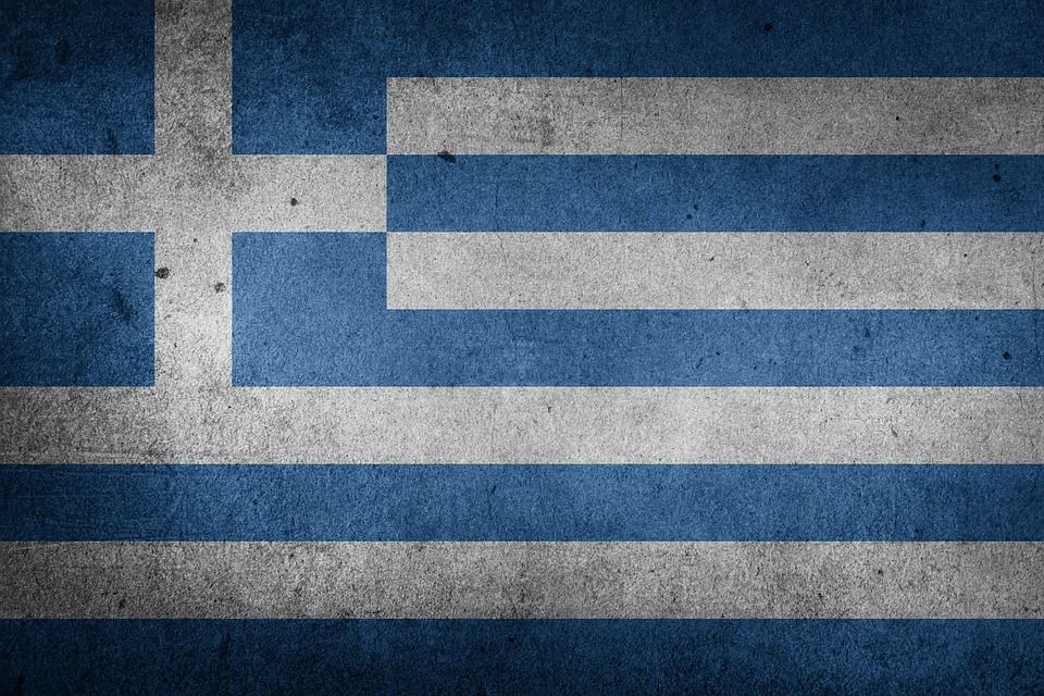 флаг, греция, европе