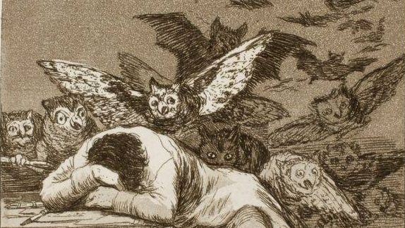 Франсиско де Гойя. Сон разума рождает чудовищ. 1799