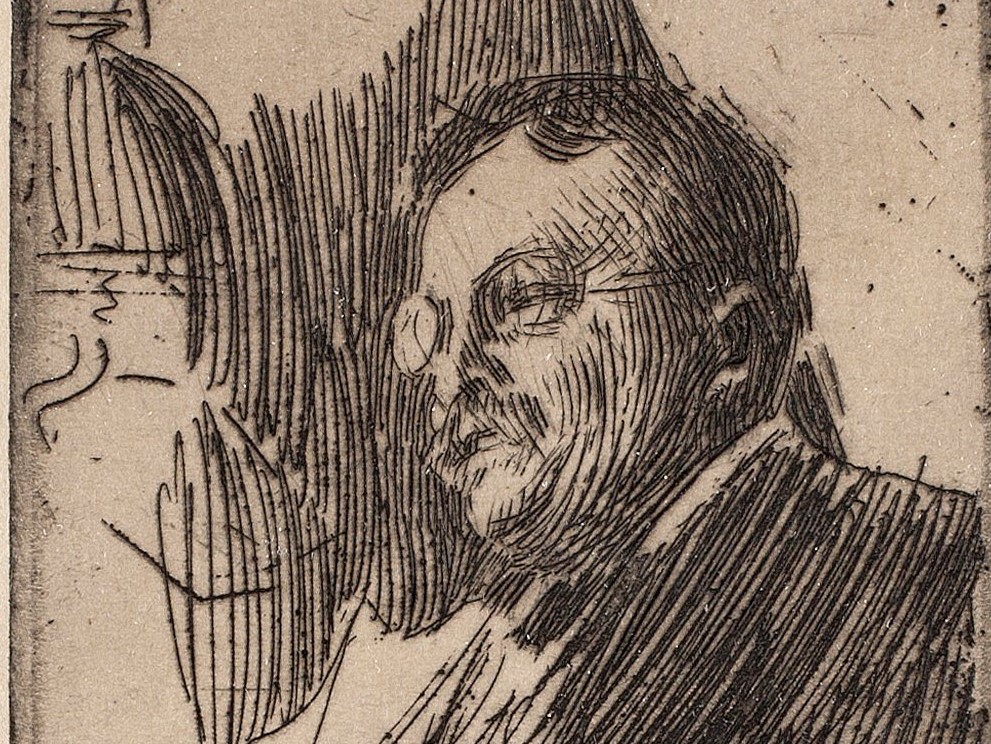 Андерс Зорн. Теодор Рузвельт (фрагмент). 1905