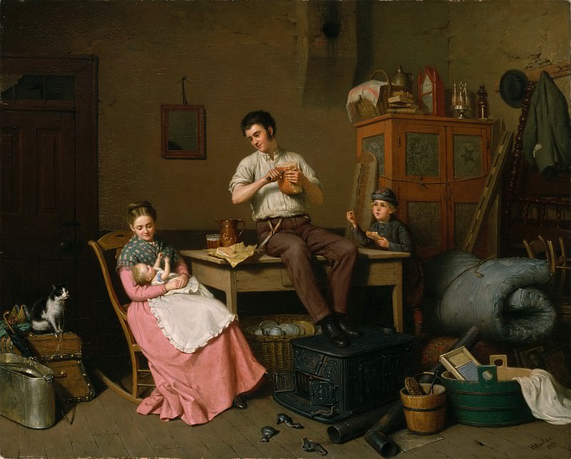 Генри Мослер. Новосёлы. 1870