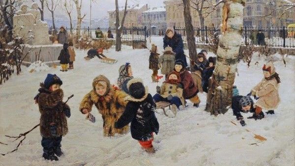 Федор Васильевич Савостьянов. «Детский сад». 1951