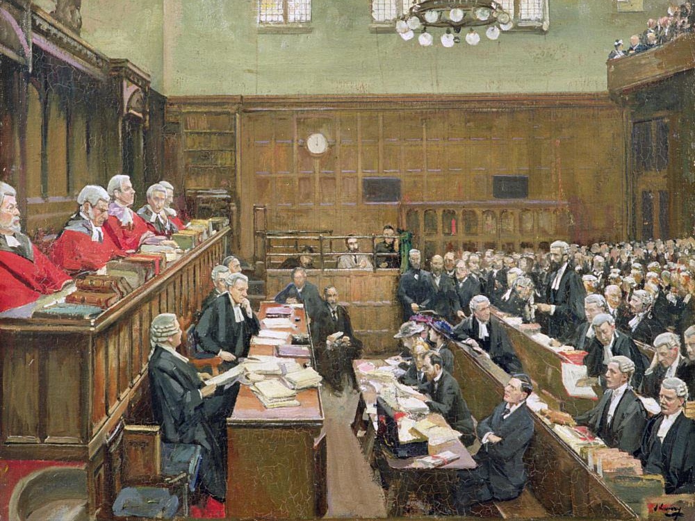 Джон Лавери. Суд по уголовным делам, Лондон. 1916