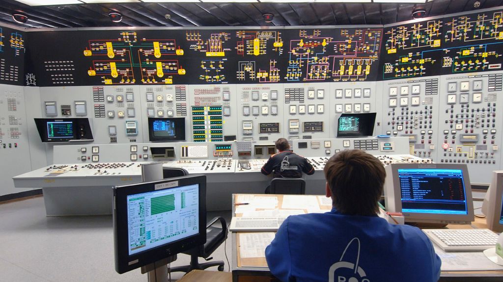 Блочный щит управления третьего энергоблока Нововоронежской атомной станции