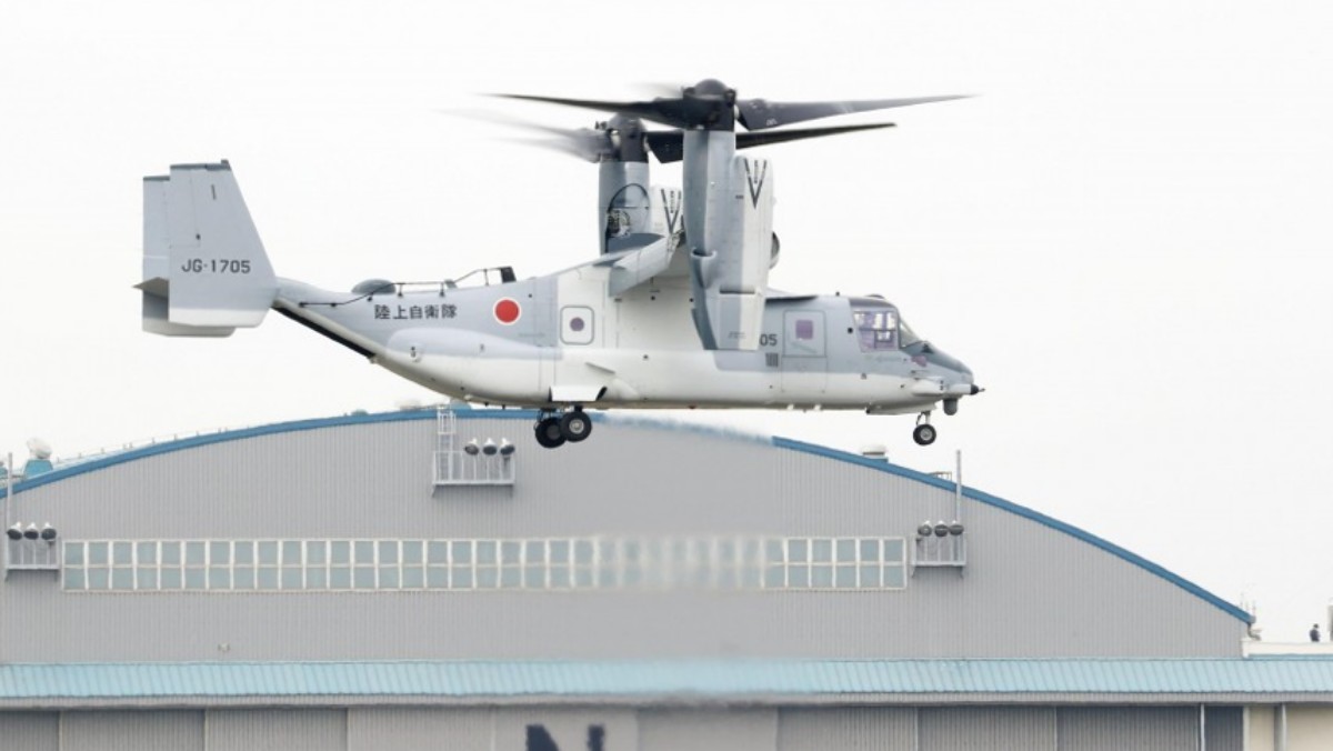 Конвертоплан Bell V-22 Osprey Сухопутных Сил самобороны Японии