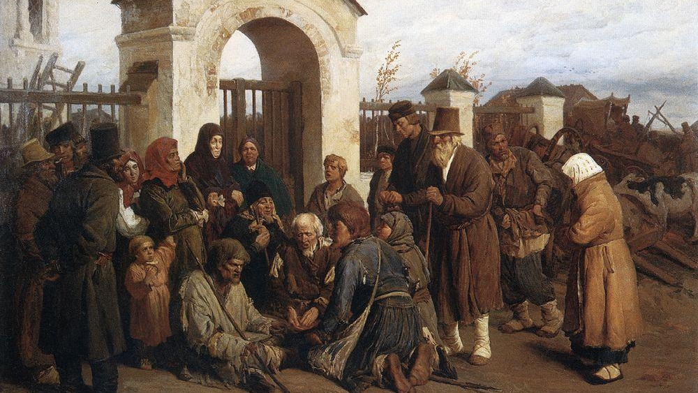 Васнецов Виктор. Нищие. 1873
