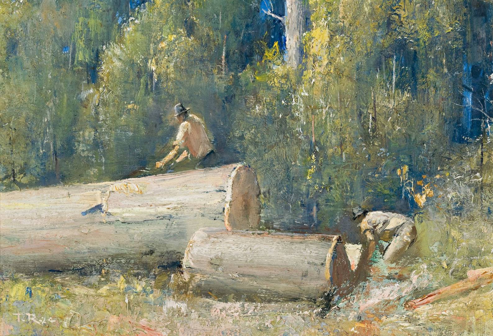Том Робертс. Лесорубы. 1924