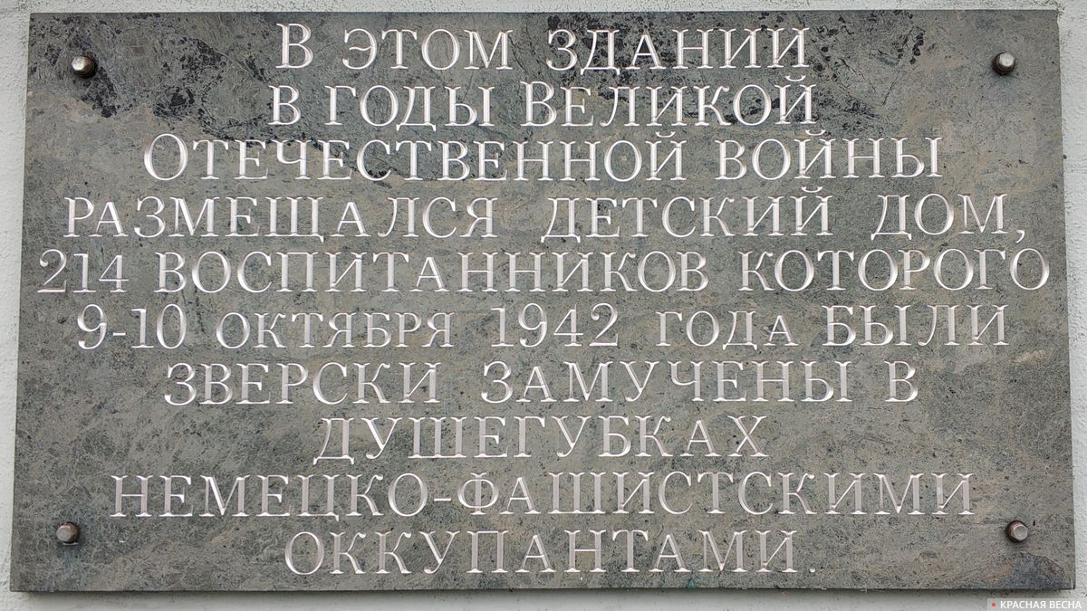 В СК РФ передали документы о массовом убийстве в детдоме во время войны |  ИА Красная Весна