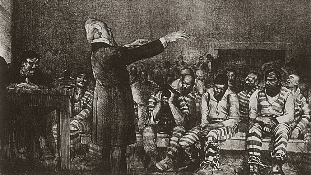Джордж Уэсли Беллоуз. Благословение заключенных. 1916