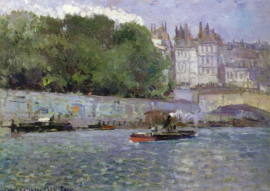 Константин Коровин. Париж. Сена. 1902