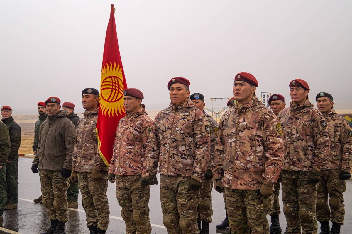 Военнослужащие Киргизии