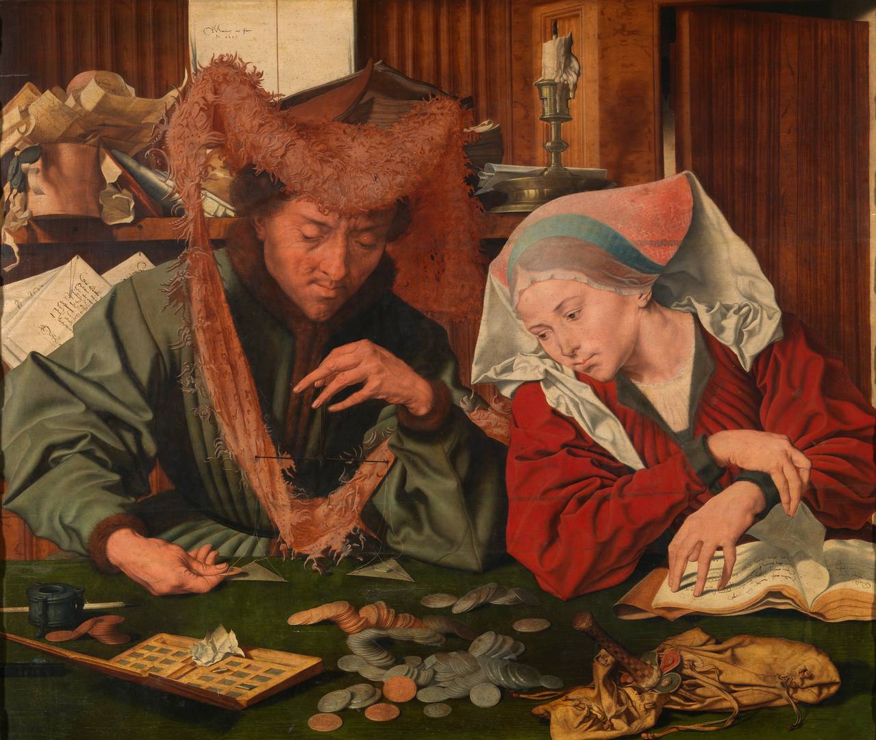 Маринус ван Реймерсвале. Меняла и его жена. 1539