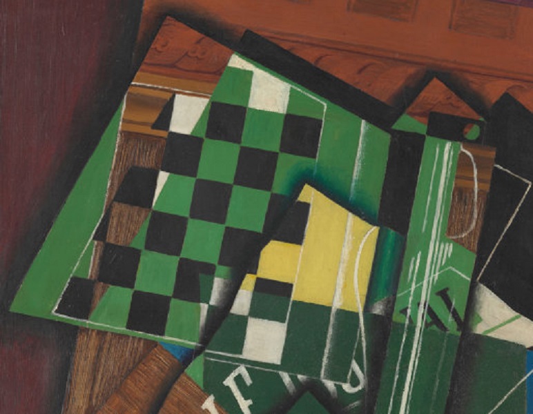 Хуан Грис. Игра в шахматы. 1917