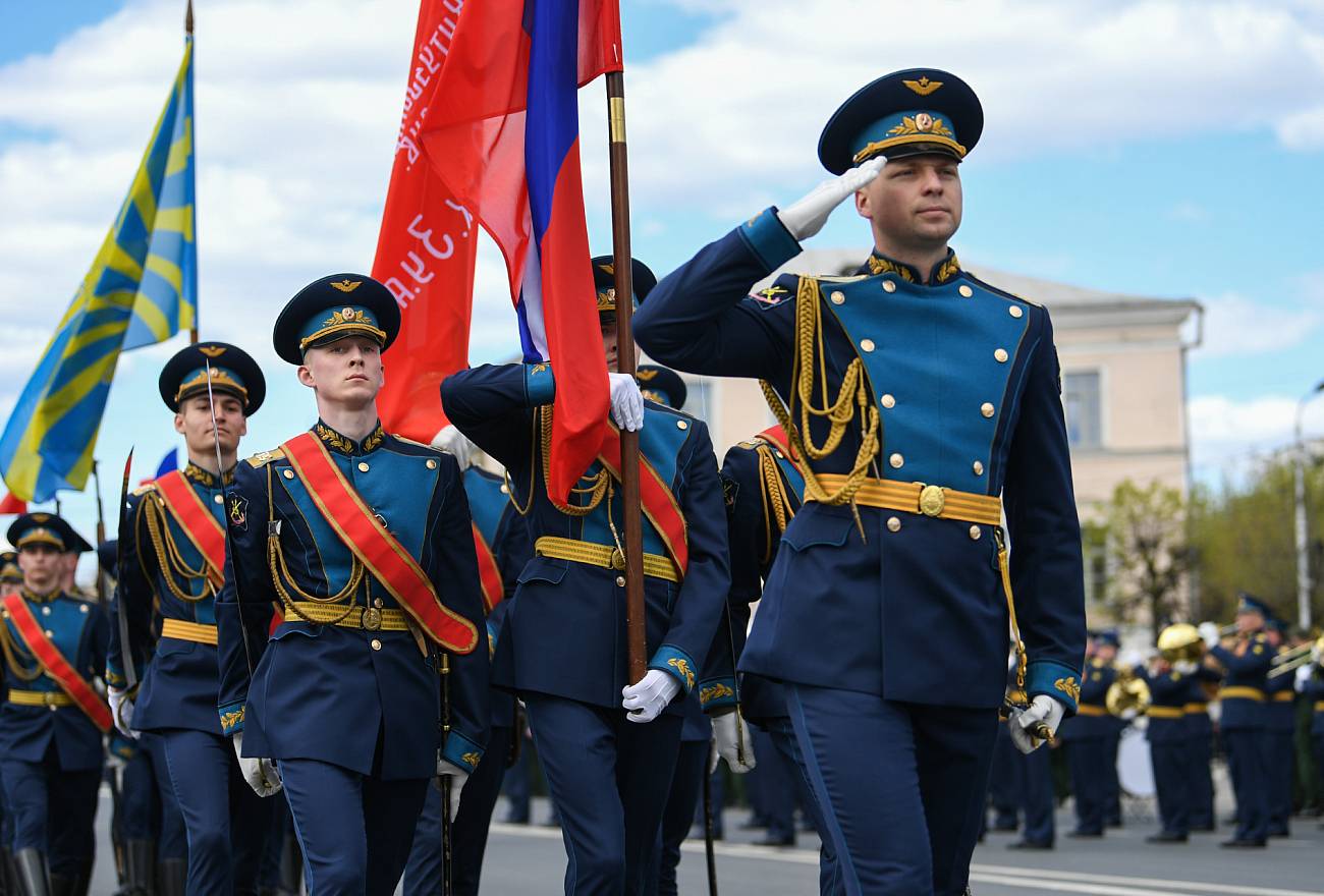 Военный парад Тверского территориального гарнизона 9 мая 2023 года