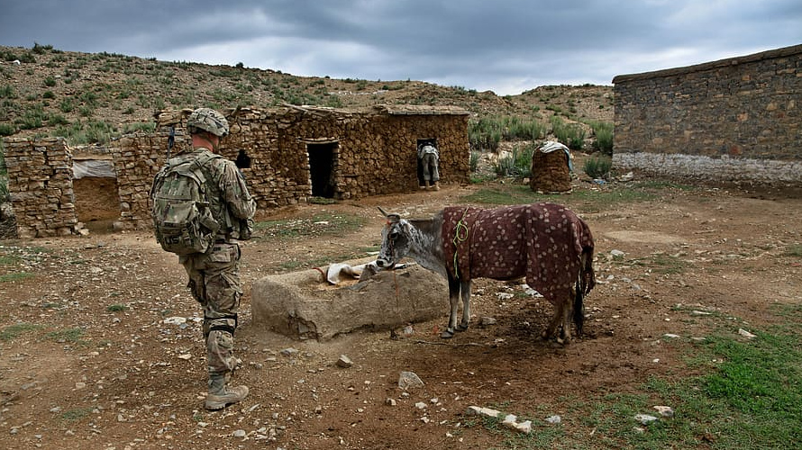 Американский солдат в Афганистане