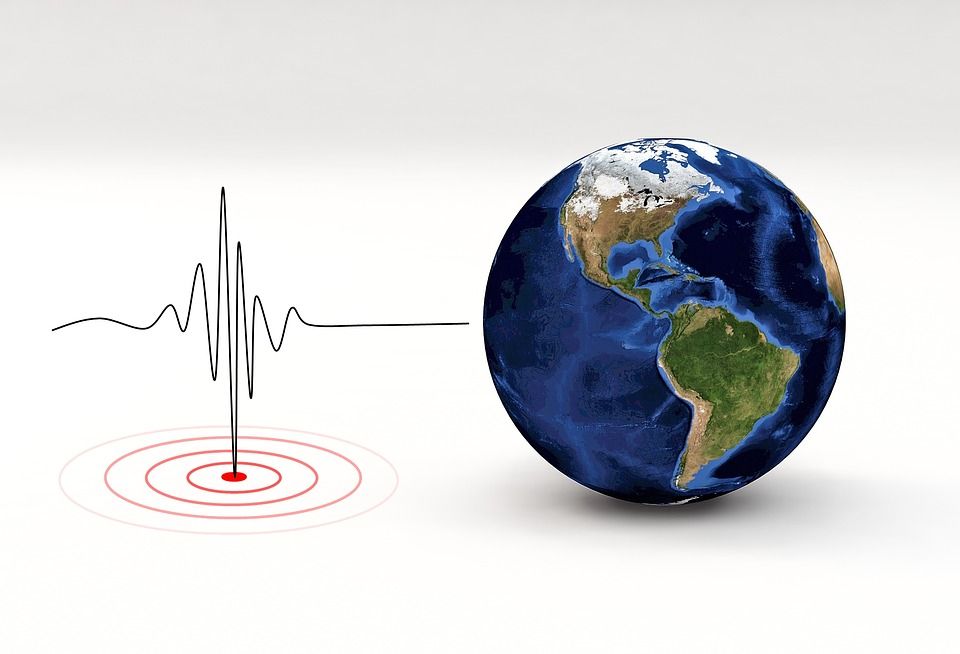 землетрясение, сейсмографа, сейсмические