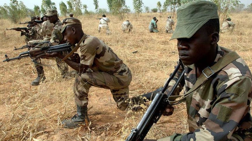 Солдаты вооружённых сил Нигера